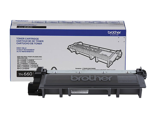 Brother TN-660 Toner Cartridge (2600 Page Yield)