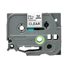Compatible Brother Black on Clear Laminated P-Touch Label Tape (1in X 26Ft.) (TZ-151)