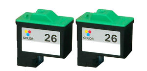 Compatible Lexmark NO. 26 Color Inkjet (2/PK-275 Page Yield) (10N0139)