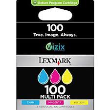 Lexmark NO. 100 Inkjet Combo Pack (C/M/Y-200 Page Yield) (14N0685)