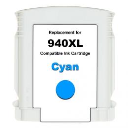 Compatible HP NO. 940XL Cyan Inkjet (1400 Page Yield) (C4907AN)