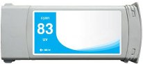 Compatible HP DesignJet 5000/5500 Cyan UV Inkjet (3/PK-680 ML) (NO. 83) (C5073A)