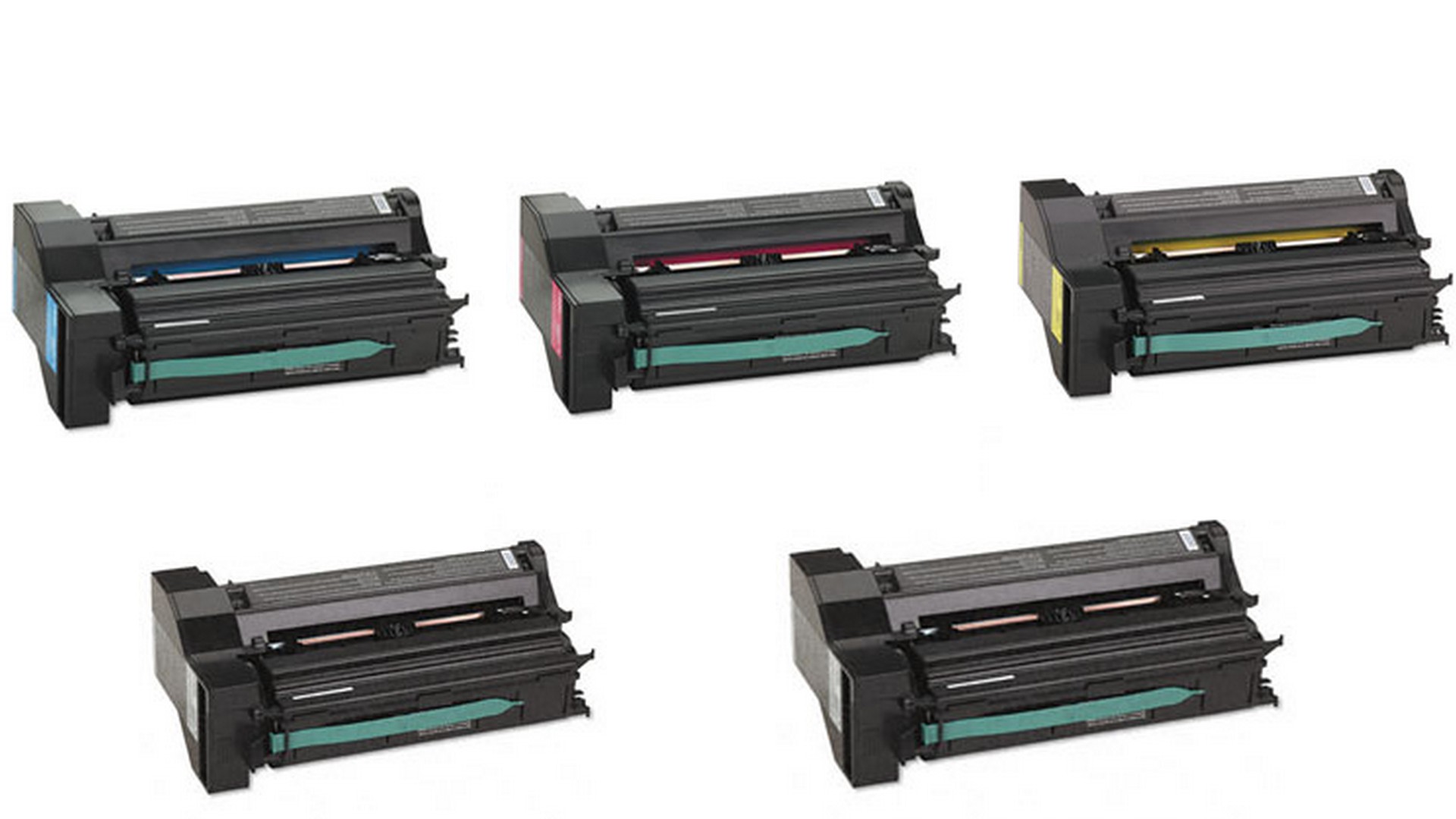 Compatible IBM InfoPrint Color 1664 Extra High Yield Toner Cartridge Combo Pack (2-BK/1-C/M/Y) (39V0942B1CMY)
