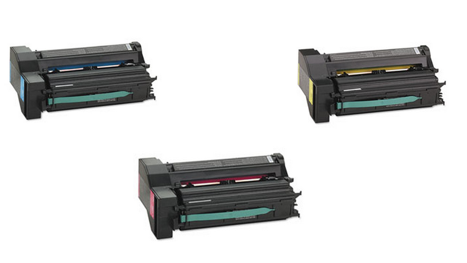 Compatible IBM InfoPrint Color 1664 Extra High Yield Toner Cartridge Combo Pack (C/M/Y) (39V094CMY)