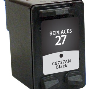 Compatible HP NO. 27 Black Inkjet (280 Page Yield) (C8727AN)