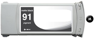 Compatible HP NO. 91 Matte Black Inkjet (775 ML) (C9464A)