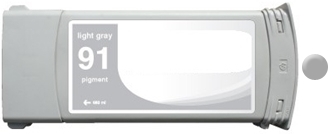 Compatible HP NO. 91 Light Gray Inkjet (3/PK-775 ML) (C9482A)