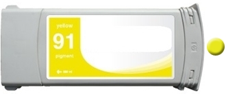 Compatible HP NO. 91 Yellow Inkjet (3/PK-775 ML) (C9485A)