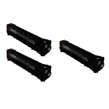 Compatible HP NO. 304A Black Toner Cartridge (3/PK-3500 Page Yield) (CC530A3PK)