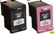 Compatible HP NO. 60 Inkjet Combo Pack (Black/Color) (CD947FN)