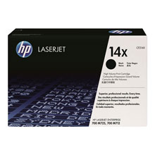 HP LaserJet Enterprise 700 M712/725 Toner Cartridge (17500 Page Yield) (NO. 14X) (CF214X)