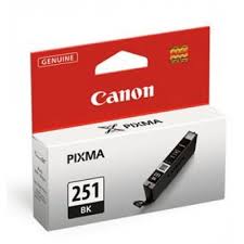 Canon CLI-251BK Black Inkjet (420 Page Yield) (66513B001)