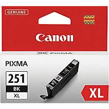 Canon CLI-251XLBK Black High Yield Inkjet (780 Page Yield) (6448B001)