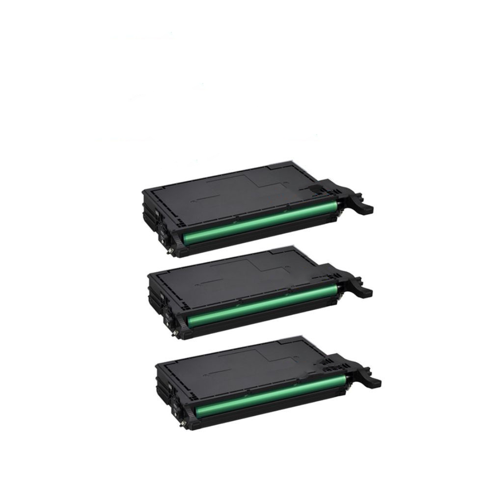 Compatible Samsung CLP-610/660 Black Toner Cartridge (3/PK-5500 Page Yield) (CLP-K660B3PK)