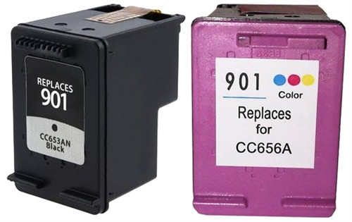 Compatible HP NO. 901 Inkjet Combo Pack (Black/Color) (CN069FN)