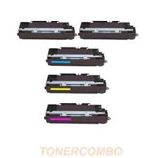 Compatible HP Color LaserJet 3600 Toner Cartridge Combo Pack (2-BK/1-C/M/Y) (NO. 502A) (Q6472B1CMY)