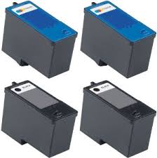 Compatible Dell 966/968/A966/A968 Inkjet Combo Pack (2-BLK/2-CLR) (Series 7) (2BC968W)