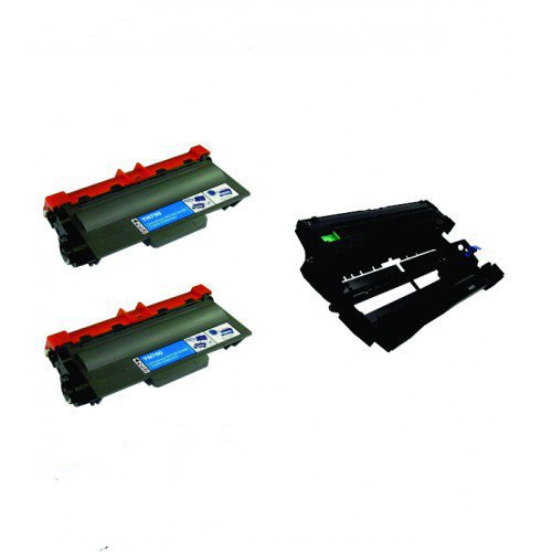 Compatible Brother DR-720/TN-750VB Drum/Toner Value Combo Pack (1ea-Drum-30000 Page Yield/2ea-Toners-12000 Page Yield)