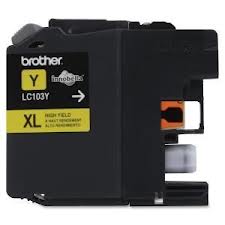 Brother LC-103Y Yellow Inkjet (600 Page Yield)