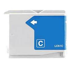 Compatible Brother LC-51C Cyan Inkjet (400 Page Yield)