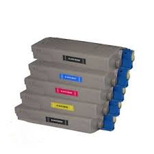 Compatible Okidata MC-860 Toner Cartridge Combo Pack (2-BK/1-C/M/Y) (44059212B1CMY)