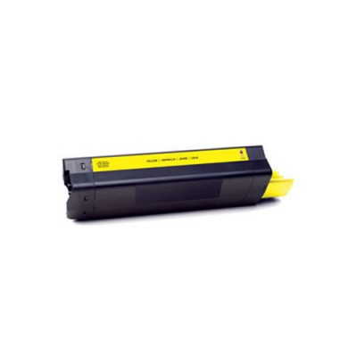 Compatible Okidata C5550/6100 Yellow Toner Cartridge (6000 Page Yield) (TYPE C9) (43324417)