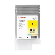 Canon PFI-101Y Yellow Wide Format Inkjet (130 ML) (0886B001AA)
