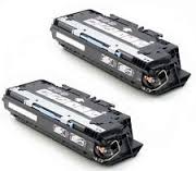 Compatible HP Color LaserJet 3500/3700 Black Toner Cartridge (2/PK-6000 Page Yield) (NO. 308A) (Q2670AD)