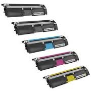 Compatible HP Color LaserJet 1500/2500 Toner Cartridge Combo Pack (2-BK/1-C/M/Y) (NO. 121A) (C9702B1CMY)