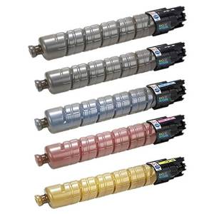 Compatible Lanier LP-137/142CN Toner Cartridge Combo Pack (2-BK/1-C/M/Y) (TYPE LP137CA) (821082B1CMY)