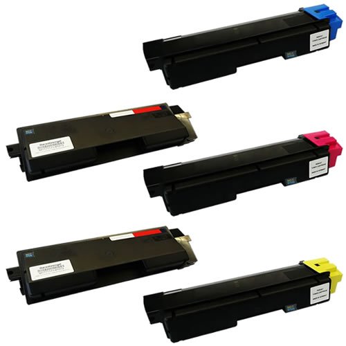 Compatible Kyocera Mita FS-C2026/5250 Toner Cartridge Combo Pack (2-BK/1-C/M/Y) (TK-5922B1CMY)