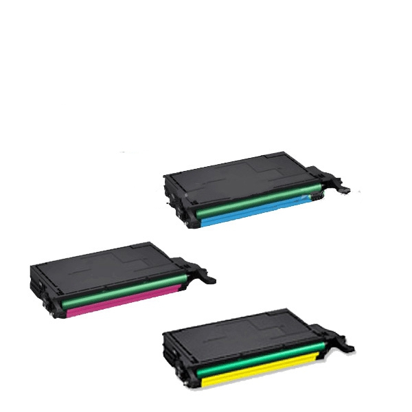 Compatible Samsung CLP-610/660 Toner Cartridge Combo Pack (C/M/Y) (CLT-P660A)