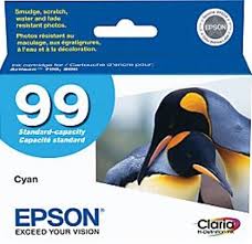 Epson NO. 99 Claria Ultra Hi-Definition Standard Capacity Cyan Inkjet (T099220)