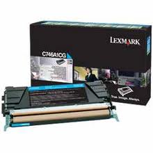 Lexmark C746/748 Cyan GSA Return Program Toner Cartridge (7000 Page Yield) (C746A4CG)