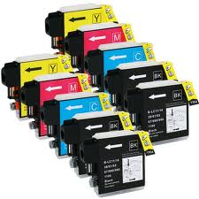 Compatible Brother LC-65 Inkjet Combo Pack (LC-65-4BK2CMY)