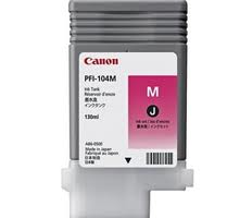 Canon PFI-104M Magenta Inkjet (130 ML) (130 ML) (3631B001AA)