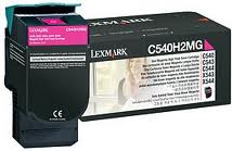 Lexmark C540/543/544/X544/546/548 Magenta High Yield Toner Cartridge (2000 Page Yield) (C540H2MG)