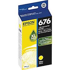 Epson NO. 676XL Yellow Inkjet (1200 Page Yield) (T676XL420)