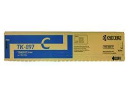 Kyocera Mita FS-C8020/8025/8520/8525 Cyan Toner Cartridge (6000 Page Yield) (TK-897C) (1T02K0CUS0)