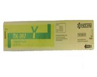Kyocera Mita FS-C8020/8025/8520/8525 Yellow Toner Cartridge (6000 Page Yield) (TK-897Y) (1T02K0AUS0)