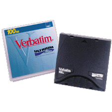 Verbatim LTO-1 Ultrium Data Tape (100/200GB) (93827)