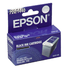 Epson Stylus Color 740/800 Black Inkjet (900 Page Yield) (S189108)
