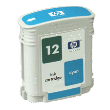 HP NO. 12 Cyan Inkjet (3300 Page Yield) (C4804A)