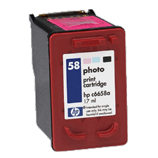 HP NO. 58 Photo Color Inkjet (125 Page Yield) (C6658AN)