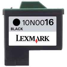 Lexmark NO. 16 HI-Resolution Black Inkjet (410 Page Yield) (10N0016)