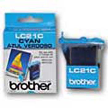 Brother LC-21C Cyan Inkjet (450 Page Yield)