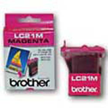 Brother LC-21M Magenta Inkjet (450 Page Yield)