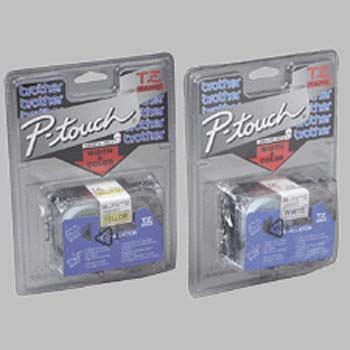 Brother Black on White Laminated P-Touch Label Tape (1.5in X 26Ft.) (TZ-261)