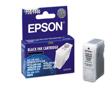 Epson Stylus Color 500/640 Black Inkjet (500 Page Yield) (S020093)