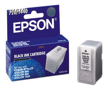 Epson Stylus Color 740/800 Black Inkjet (900 Page Yield) (S020108)
